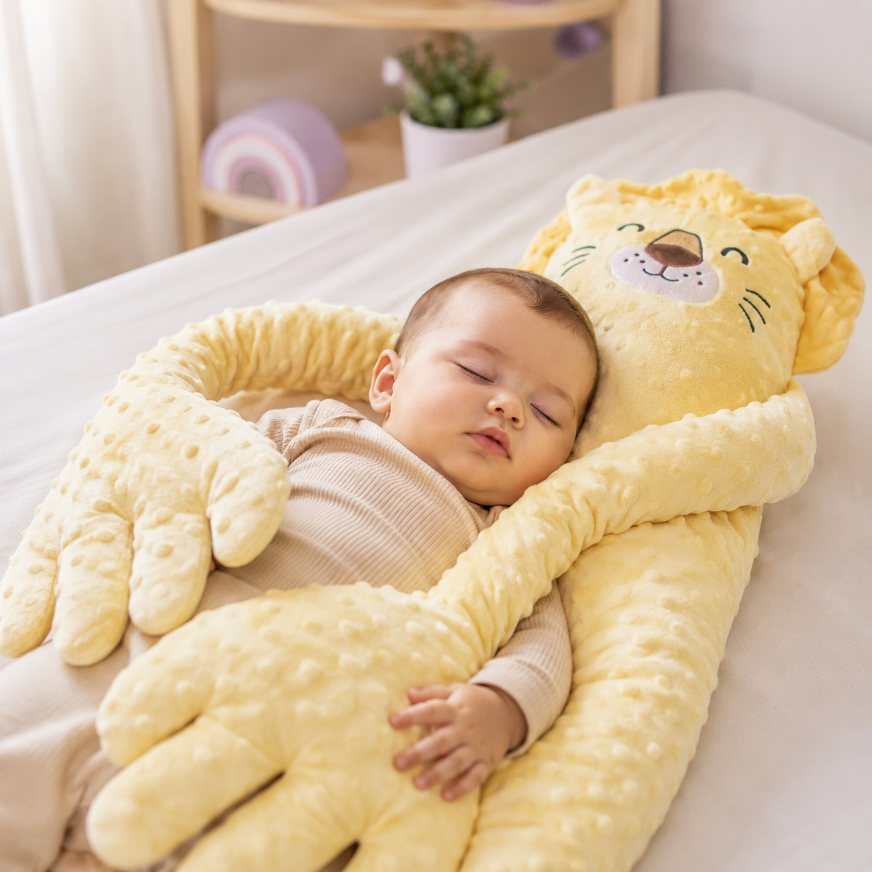 Peluche que da calma y confort en un abrazo